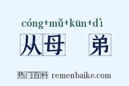 从母晜弟是什么意思的图片